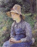 Camille Pissarro Bathing girl who sat up haret oil